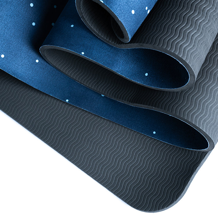 Vegan Suede Yoga Mat - Starry Night