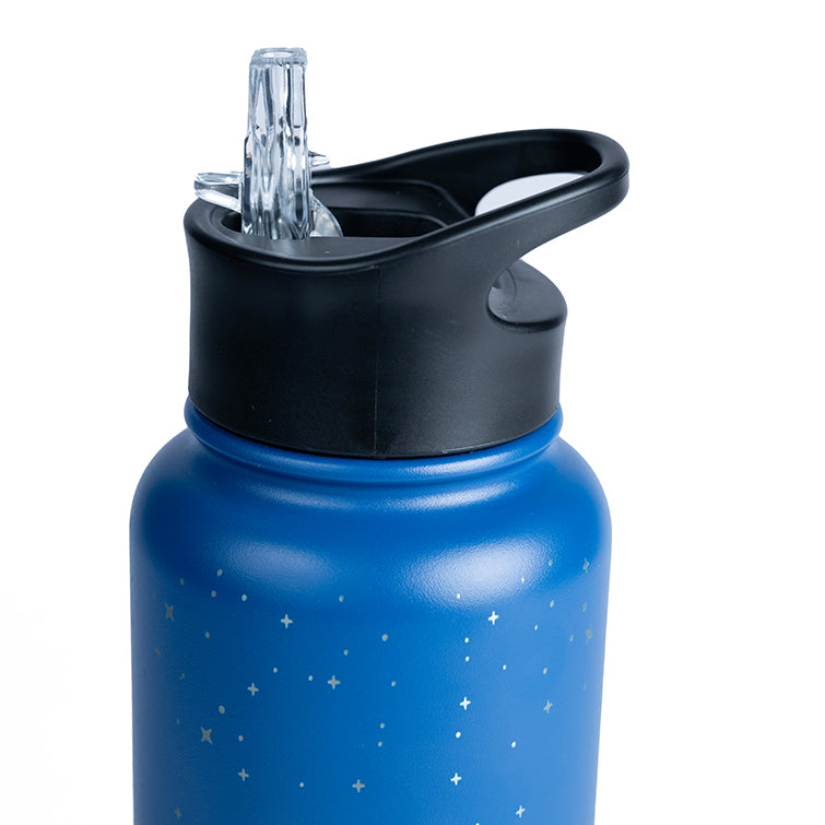 Stainless Steel Sipper Bottle - 1L Blue